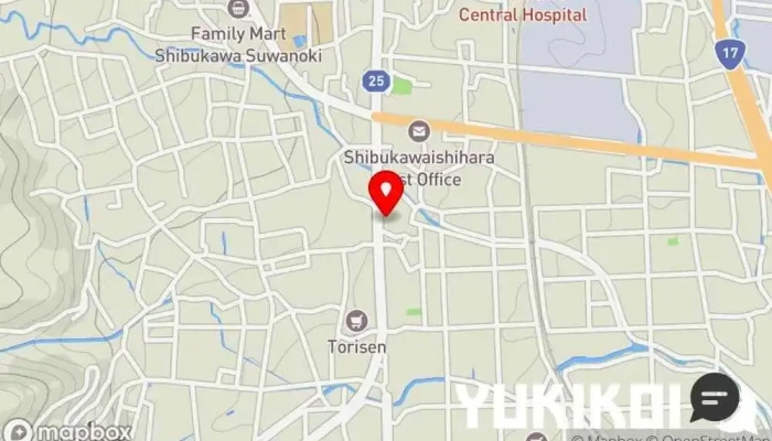 の地図 レストランピッコロ 日本式洋食レストラン で 渋川市