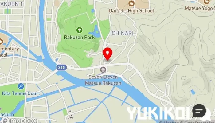 の地図 レストラン居酒屋みか 松江店 居酒屋, ラーメン屋 で 松江市
