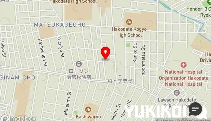 の地図 レストラン柊(ひいらぎ) レストラン で 函館市