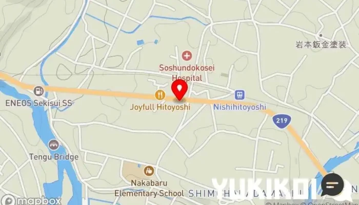 の地図 レストラン正鈴 レストラン, 定食屋, 居酒屋 で 人吉市