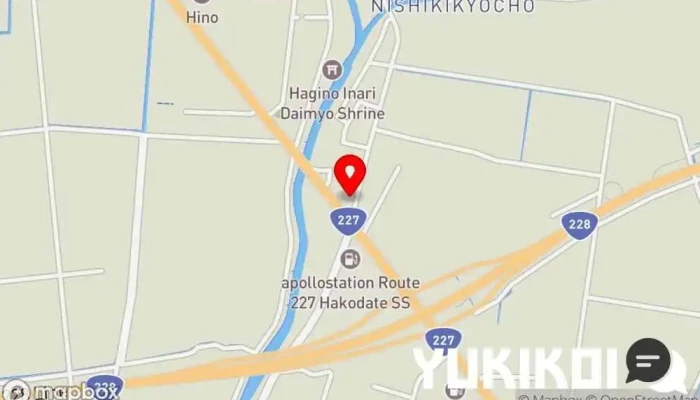 の地図 レストラン菜花館 レストラン で 北斗市