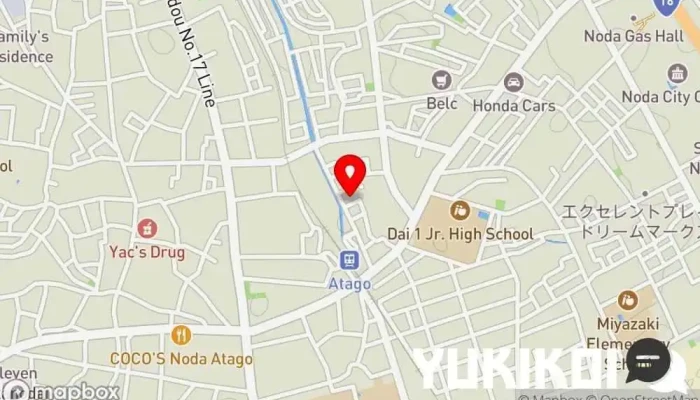 の地図 レストラン華 レストラン で 野田市