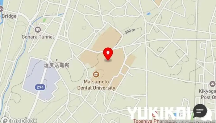 の地図 レストラン雷鳥 洋食レストラン で 塩尻市
