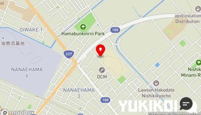 の地図 ロッテリア イオン上磯ＦＳ ハンバーガー店 で 北斗市