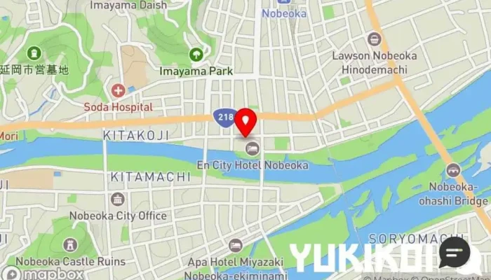 の地図 ロボットごはん屋徳とく モダン居酒屋レストラン で 延岡市