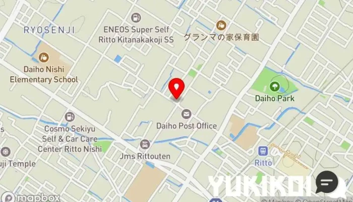 の地図 ロンロヌマン フランス料理店 で 栗東市