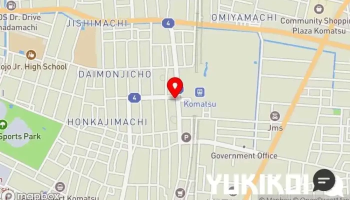 の地図 ワイン食堂 Giglio（ジリオ） イタリア料理店 で 小松市