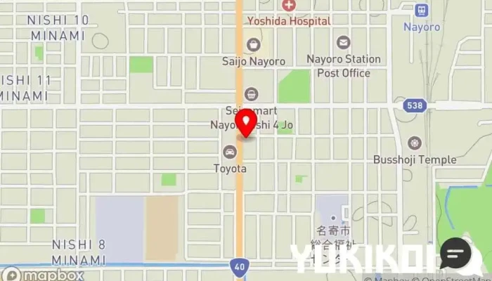 の地図 ヴィクトリアステーション 名寄店 ステーキハウス, ファミリー レストラン で 名寄市