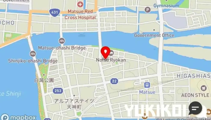の地図 一隆 居酒屋 で 松江市