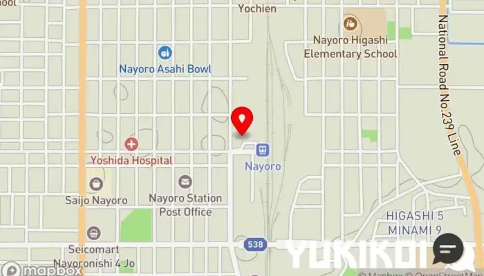 の地図 三星食堂 定食屋, 和食店 で 名寄市