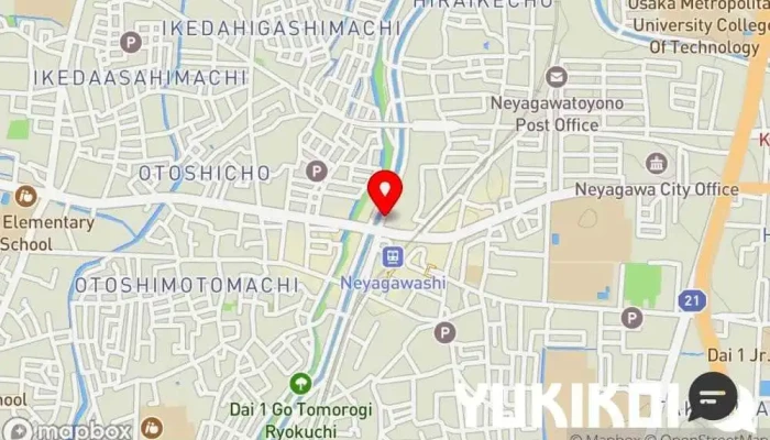 の地図 三田屋本店 -やすらぎの郷- 寝屋川店 ステーキハウス で 寝屋川市