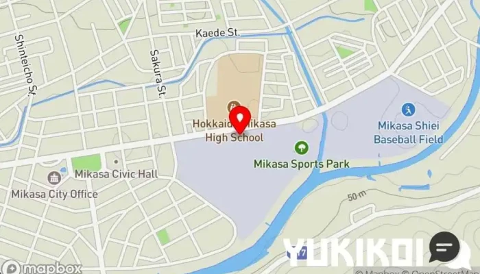 の地図 三笠高校生レストラン MIKASA COOKING ESSOR(エソール) レストラン で 三笠市