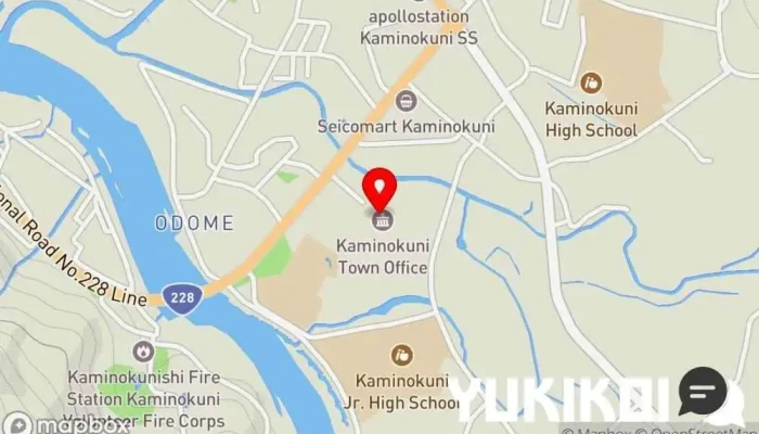 の地図 上ノ国町  で 上ノ国町