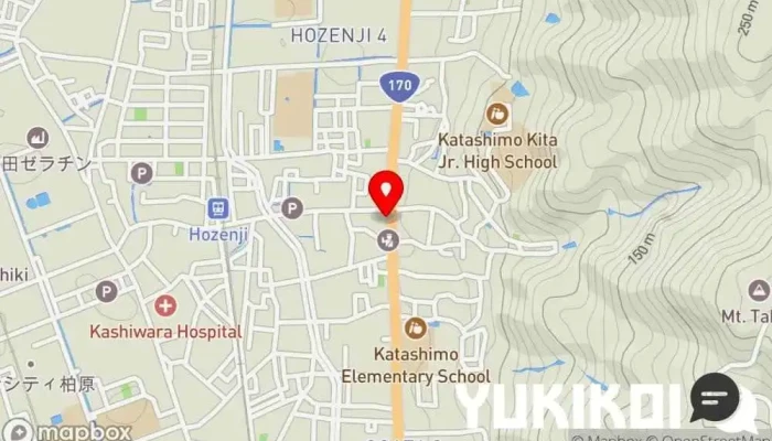 の地図 中国レストラン 華苑 中華料理店 で 柏原市