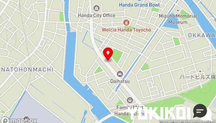 の地図 中国大衆料理 可心 中華料理店 で 半田市