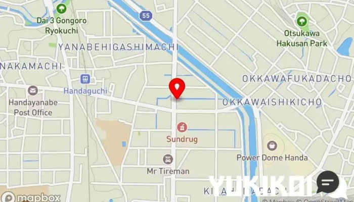 の地図 中国小皿料理 満堂紅 中華料理店 で 半田市
