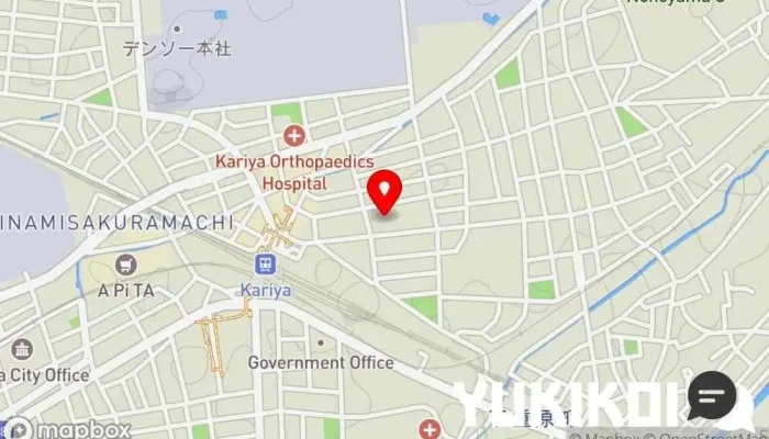の地図 中国料理四季亭ディースクエア刈谷店 中華料理店 で 刈谷市