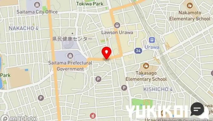 の地図 中村家 うなぎ料理店 で さいたま市