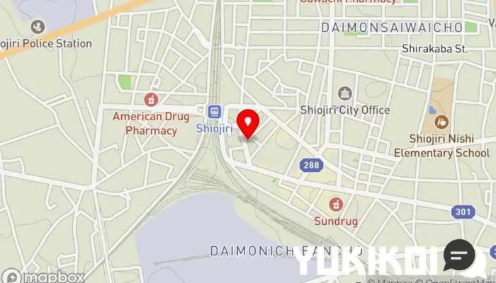 の地図 中華小皿料理 万里村 中華料理店 で 塩尻市