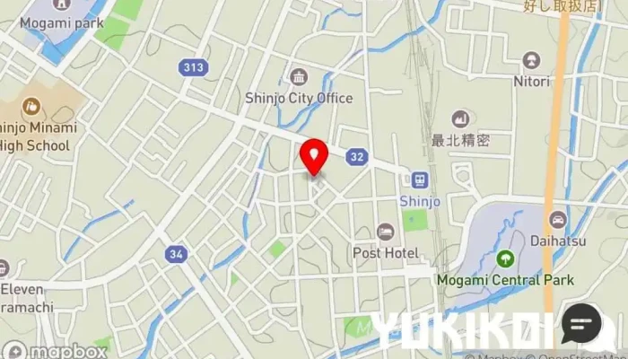 の地図 中華居酒屋 珍来 レストラン で 新庄市