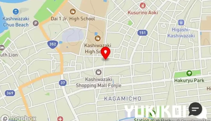 の地図 中華美食館 柏崎店 中華料理店 で 柏崎市