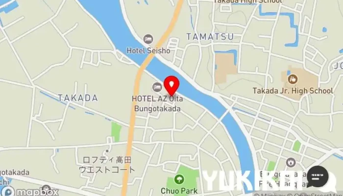 の地図 中華・華々宴 中華料理店 で 豊後高田市