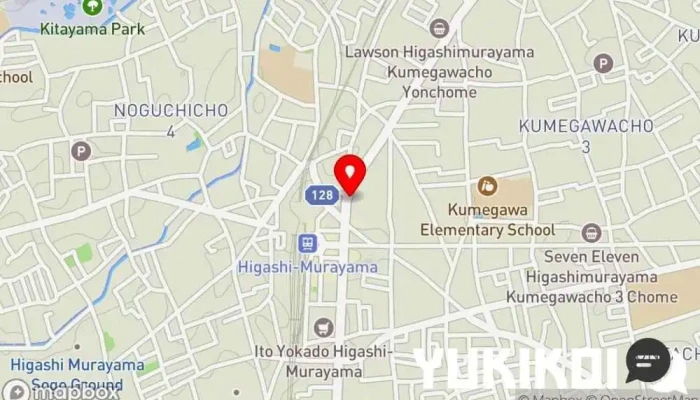 の地図 中華飯店 重慶 中華料理店 で 東村山市
