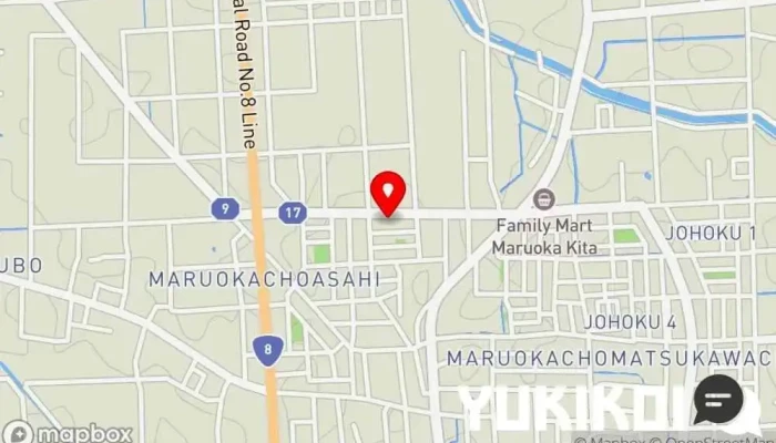 の地図 中華飯店九龍 中華料理店 で 坂井市