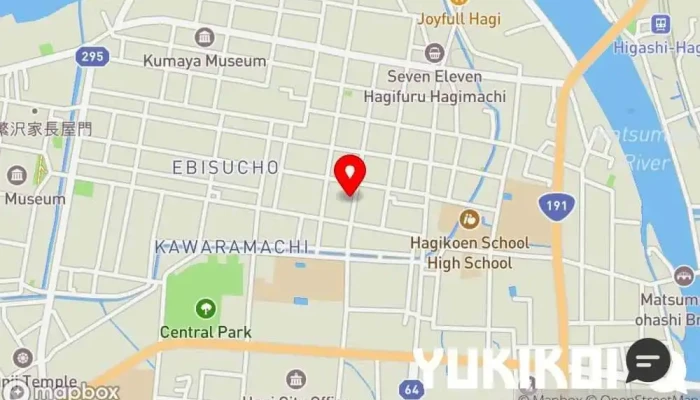 の地図 串カツバル ソラナ 串揚げ、串カツ店, 居酒屋 で 萩市