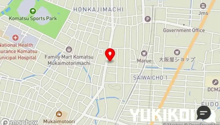の地図 串茶屋 居酒屋 で 小松市
