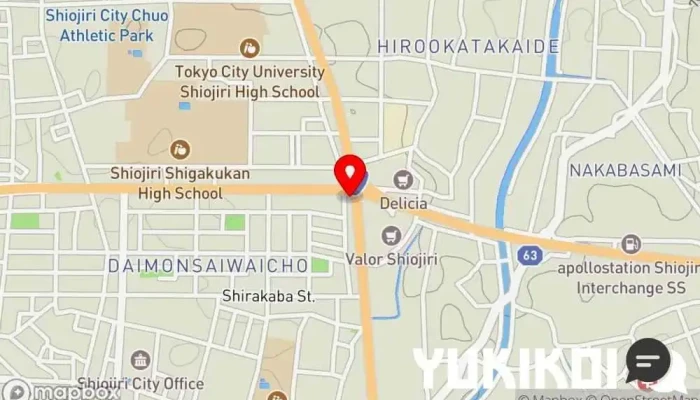 の地図 丸亀製麺塩尻 うどん屋, 和食店, 麺類専門店, レストラン で 塩尻市