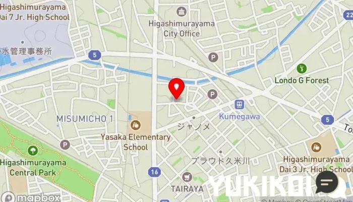 の地図 久米川 本格焼肉屋 花暖 焼肉店 で 東村山市