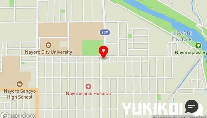 の地図 亀金食堂 ラーメン屋 で 名寄市