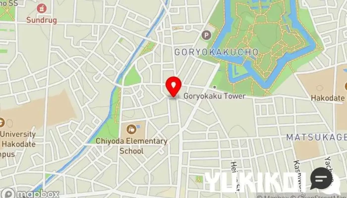 の地図 二代目佐平次 居酒屋, 創作料理店 で 函館市