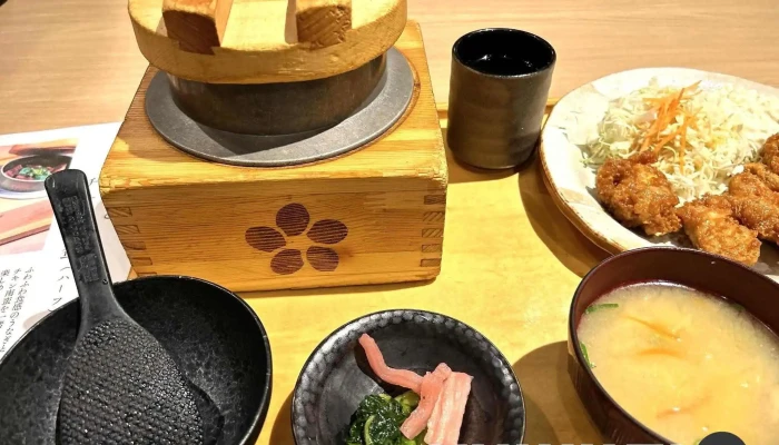 五穀 イオンモール草津店 滋賀の釜炊きご飯 -  スープ - 草津市
