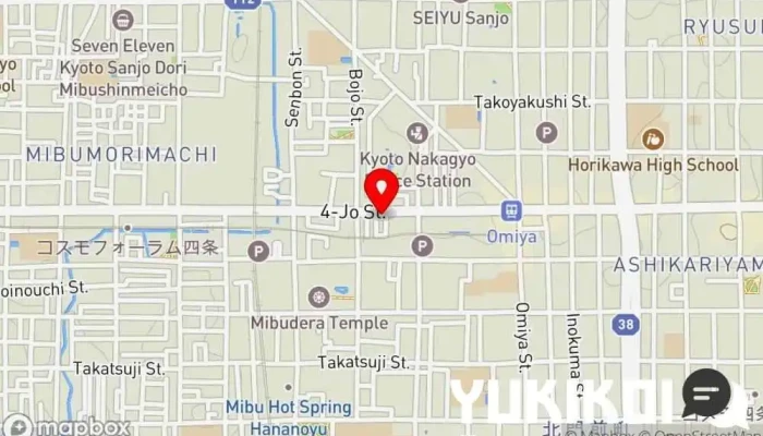 の地図 京味処 いちむら 京都風日本料理店 で 京都市