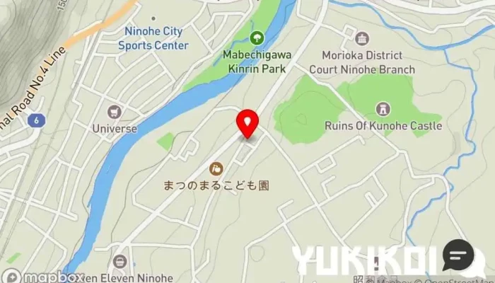 の地図 京星 レストラン で 二戸市