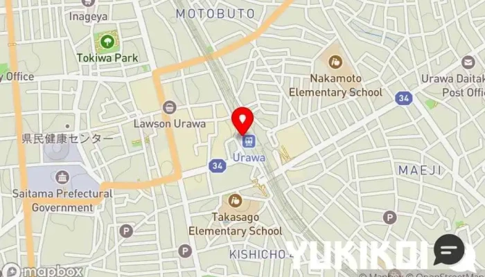 の地図 京鼎樓（ジンディンロウ） アトレ浦和店 中華料理店 で さいたま市