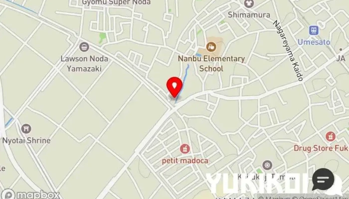 の地図 伊太利亭 イタリア料理店 で 野田市