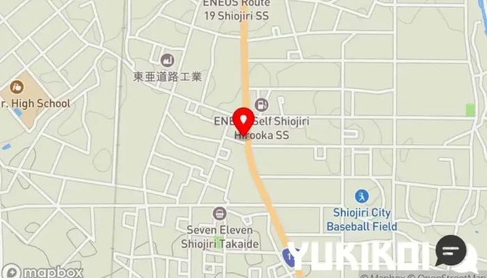の地図 信州五十六家 ラーメン屋 で 塩尻市