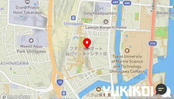 の地図 個室和食 肉割烹 吟次郎 品川駅前店 和食店, 高級料理レストラン, 居酒屋, 会席・懐石料理店, 肉料理店 で 港区