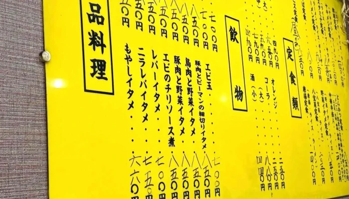 元祖スタミナラーメン ニュー楼蘭 -  メニュー - 寝屋川市