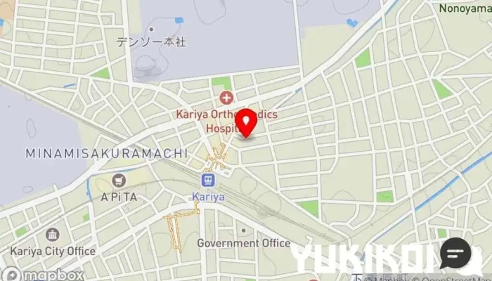 の地図 全席個室 焼肉 浪漫亭 刈谷 焼肉店, バーベキュー店, ホルモン焼肉店, 韓国焼肉店, 韓国料理店, 肉料理店, ワインバー で 刈谷市