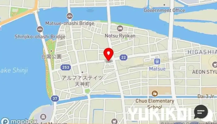 の地図 全席完全個室居酒屋 九十九 -つくも- 松江店 居酒屋 で 松江市