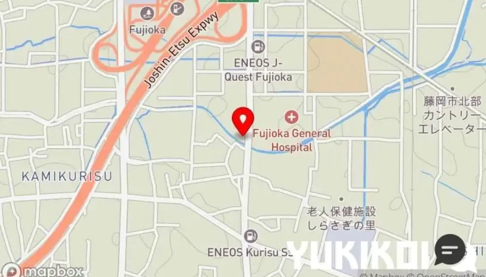 の地図 八番山ばりきや 藤岡店 ラーメン屋 で 藤岡市