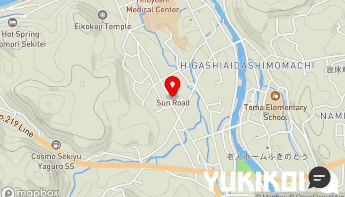 の地図 八百甚 炉端焼き 居酒屋 で 人吉市