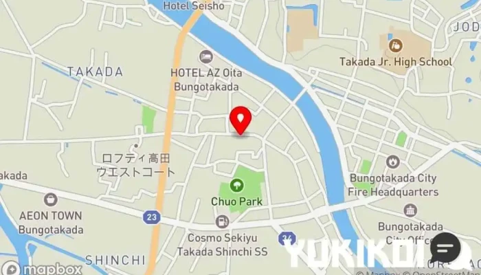 の地図 出会いの里 喫茶去 軽食店 で 豊後高田市