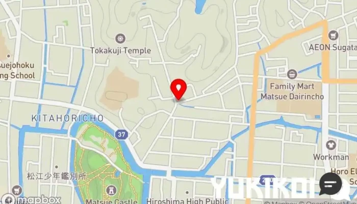 の地図 出雲そば きがる 蕎麦店 で 松江市