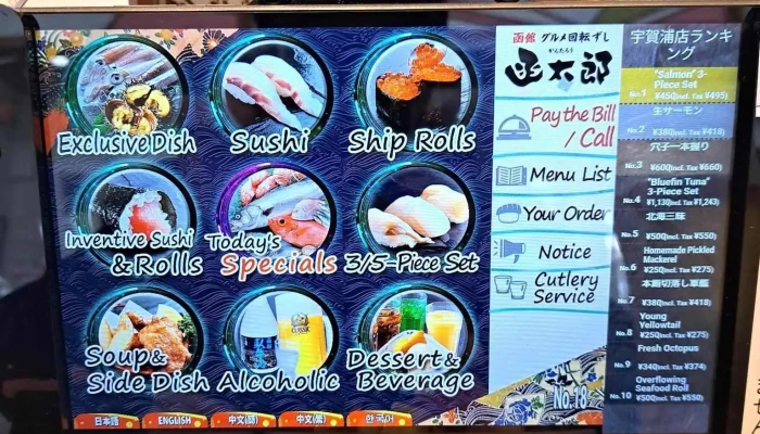 函太郎 宇賀浦本店 -  メニュー - 函館市