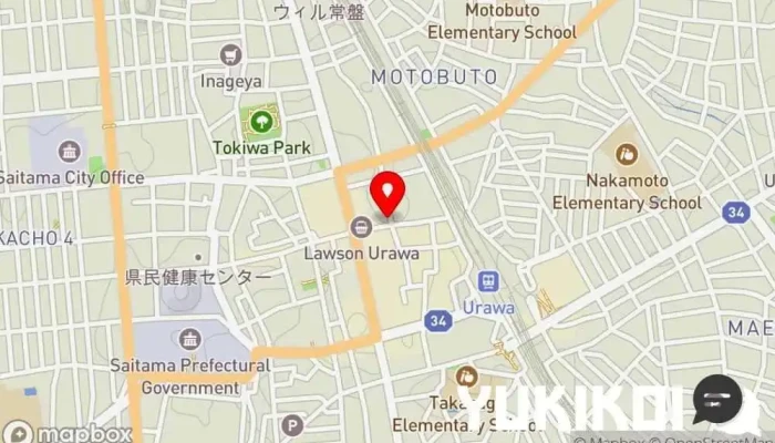 の地図 刀削麺酒家 浦和本店 中華料理店, ラーメン屋 で さいたま市